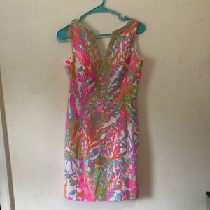 Lilly Pulitzer scuba to Cuba shift dress